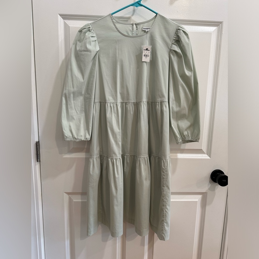 Express Light Mint Green Dress Size Medium